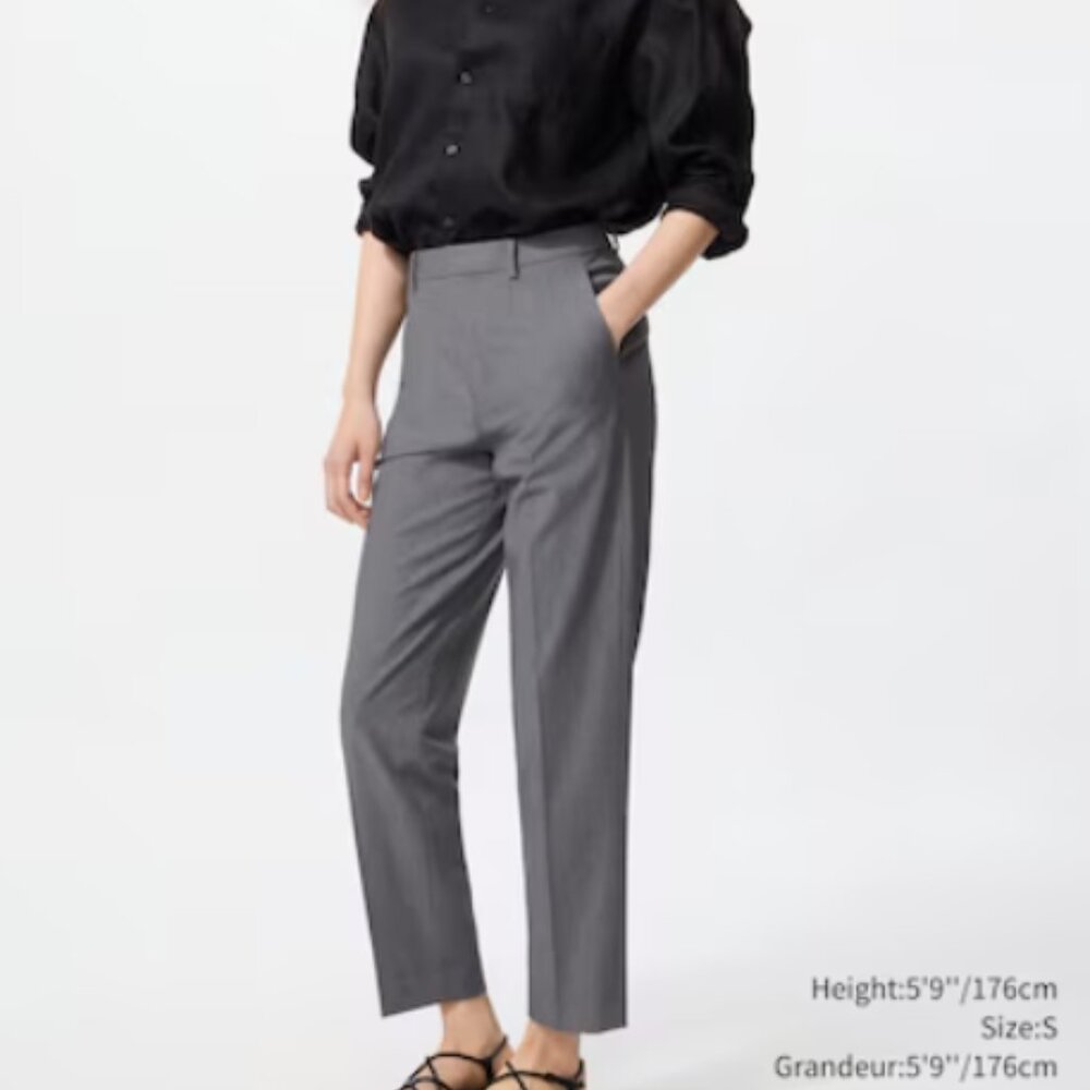 Brand new with a tag Uniqlo smart ankle pants grey XS